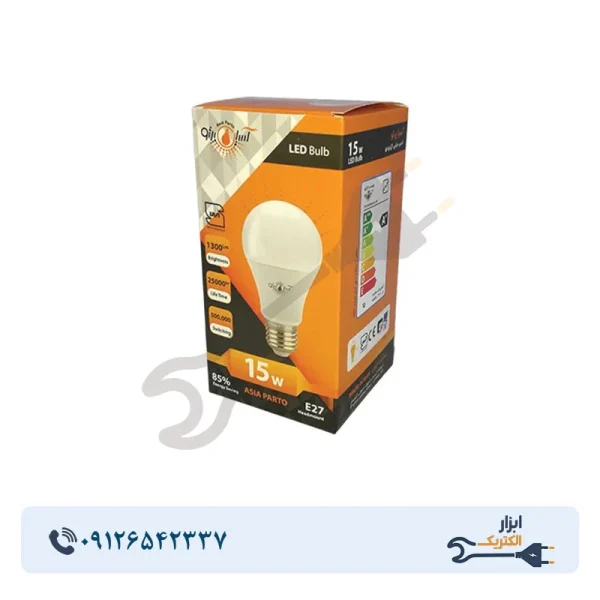 لامپ LED حبابی 25 وات آسیاپرتو مدل A7 پایه E27 - Image 3