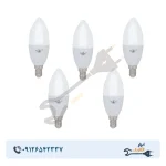 لامپ LED شمعی 7 وات آسیاپرتو مدل A3 پایه E14 - Image 2