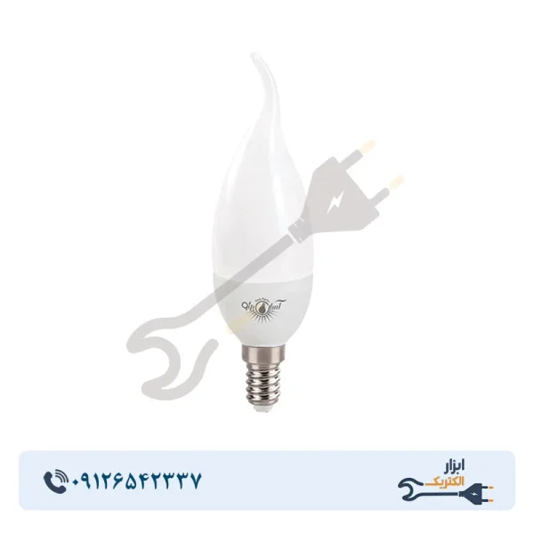 لامپ LED اشکی 7 وات آسیاپرتو مدل A3 پایه E14 - Image 1