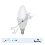 لامپ LED شمعی 7 وات آسیاپرتو مدل A3 پایه E14