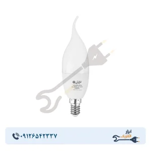 لامپ LED شمعی 7 وات افراتاب مدل AF-C37-7W پایه E14