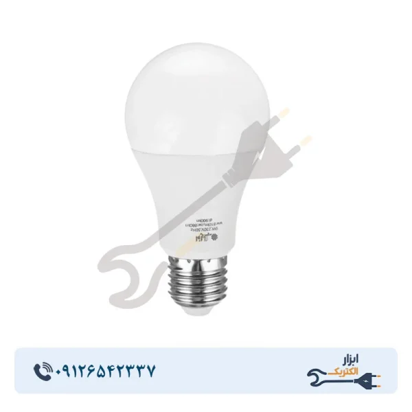 لامپ LED حبابی 9 وات افراتاب مدل AFRA-B-0901 پایه E27 - Image 1