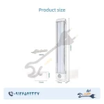 چراغ شارژی ویداسی مدل WD-892T ولوم دار - Image 5