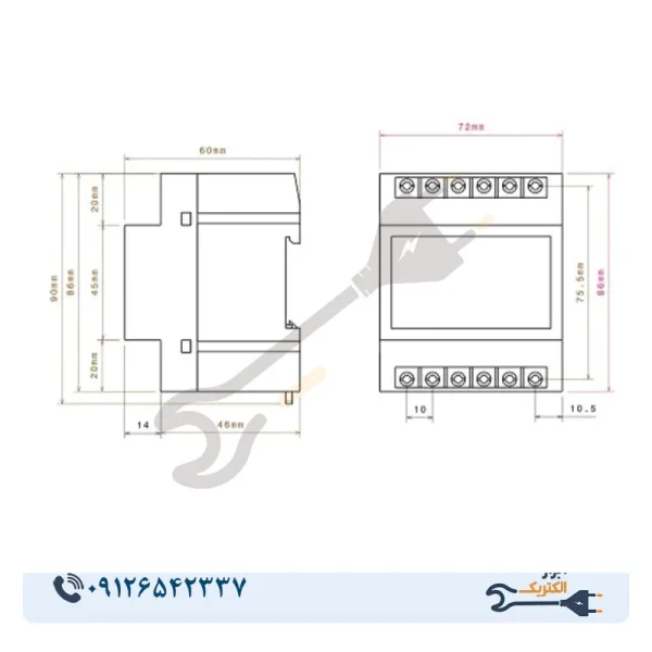 کنترل فاز (بدون نول) شیوا امواج مدل MRB-2P - Image 2