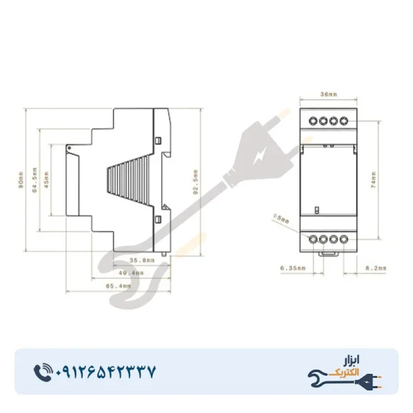 مینی کنترل فاز میکروپروسسوری سری N شیوا امواج مدل MRJN-2P - Image 4
