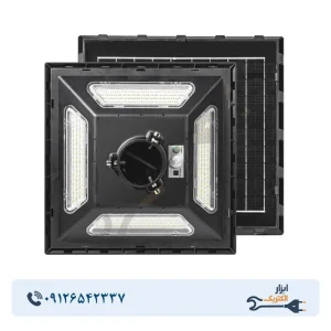چراغ پارکی خورشیدی 200 وات مربع ویمکس مدل V-SLT28-200W