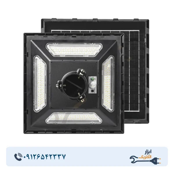 چراغ پارکی خورشیدی 200 وات مربع ویمکس مدل V-SLT28-200W - Image 1