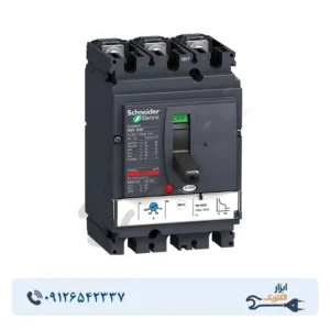 کلید اتوماتیک 25 آمپر اشنایدر سه پل 70kA حفاظت TM-D کد LV429676