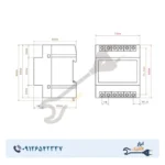 ساعت نجومی 6 آمپر شیوا امواج مدل AWB-6AC4 - Image 6