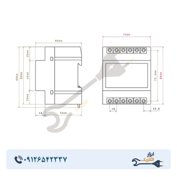 ترموستات ۵۰- تا 125 درجه سانتیگراد شیوا امواج مدل TRB-125D - Image 4