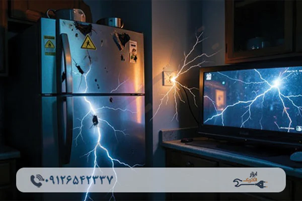 استابلایزر برای یخچال ساید بای ساید و تلویزیون