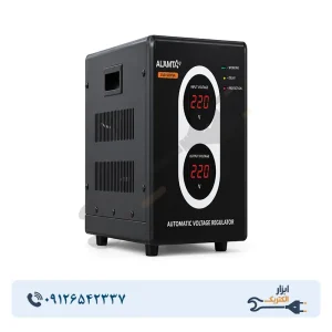 استابلایزر رله ای تک فاز رومیزی برند آلجا AVR مدل 5000VA