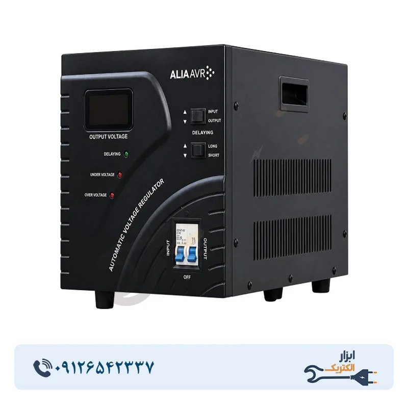 Servo-Motors-Stablizer استابلایزر سِروُو موتوری سه فاز برند آلجا TNS مدل 9KVA - تصویر 1